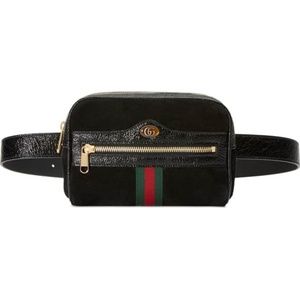Gucci Ophedia Small Suede Belt Fanny Pack Bag